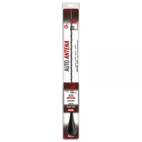 ANTENA GOLF VARILLA FIBRA LARGA CABLE 50 CM