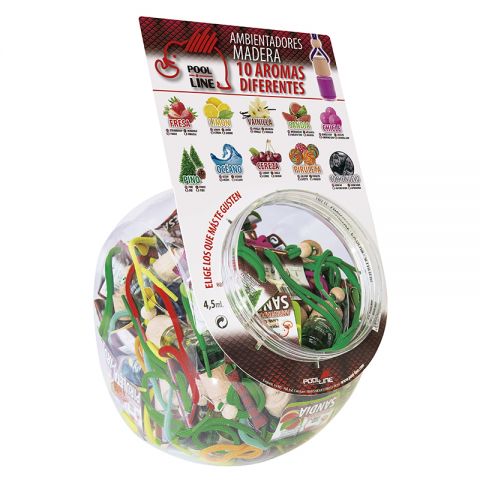 AMBIENTADOR AQUOS LIMÓN,FRESA,CHICLE,SANDIA,PINO