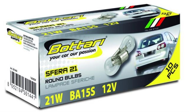 LÁMPARA 12V 21W Ba15s 10PZS