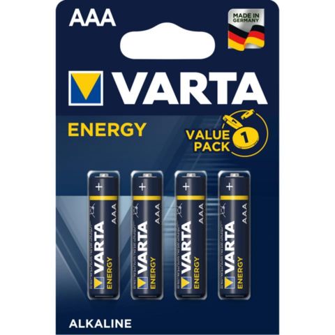 PILA ALCALINA AAA VARTA LR03 4UDS.