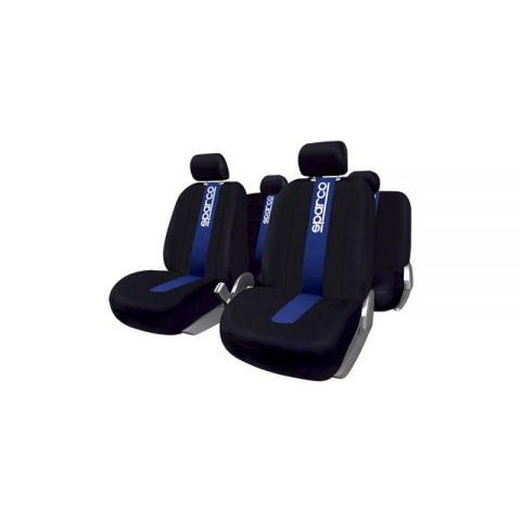 JGO. FUNDAS SPARCO CLASSIC NEGRO/AZUL 