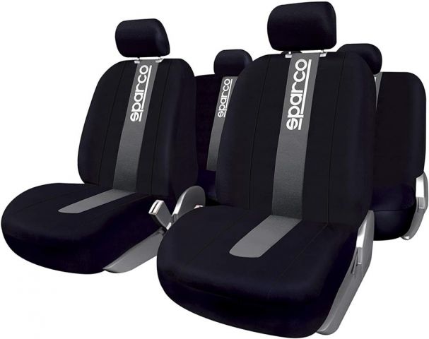 JGO. FUNDAS SPARCO NEGRO/GRIS