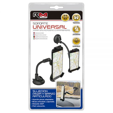 SOPORTE TELÉFONO CONNECT POR PINZA CON BRAZO ARTIC