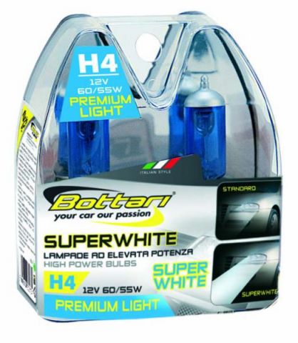 LÁMPARA 2UNI XENON H-4 SUPERWHITE 