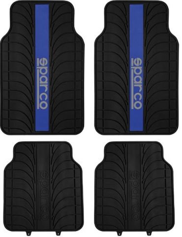 JGO. ALFOMBRA SPARCO CORSA NEGRA/AZUL