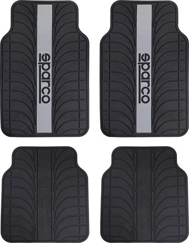 JGO. ALFOMBRA SPARCO CORSA NEGRA/GRIS