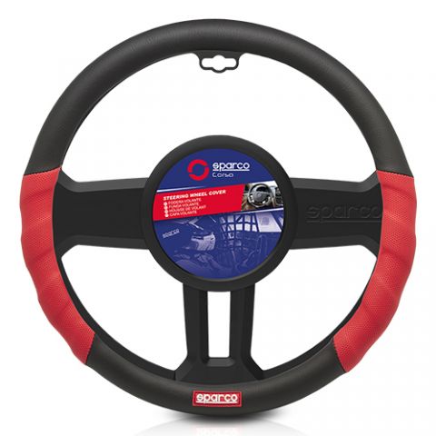 CUBREVOLANTE SPARCO NEGRO/ROJO