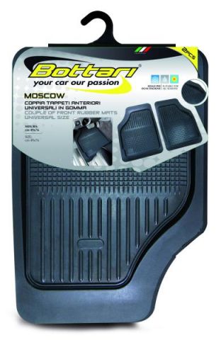 JGO 2 UNIDADES ALFOMBRAS GOMA DELANTERAS 49 X 76CM