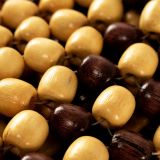 CUBREASIENTO BOLAS MADERA  