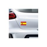 PEGATINA BANDERA DE ESPAÑA 1UD RECTANGULAR