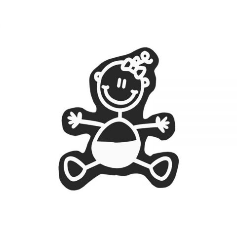 ADHESIVO FAMILIA BEBÉ NIÑA