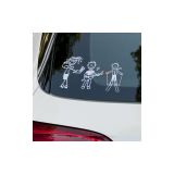 ADHESIVO FAMILIA MUJER TRABAJO