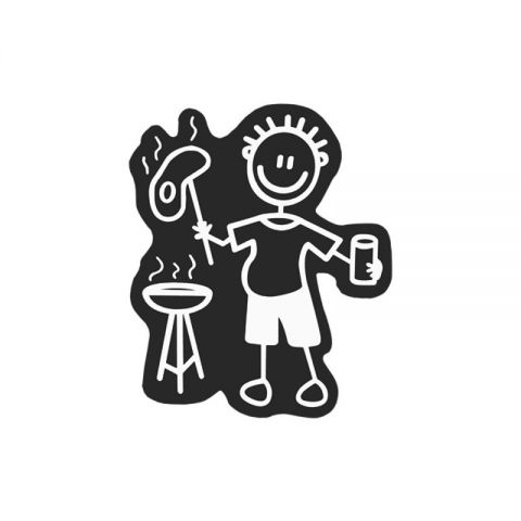 ADHESIVO FAMILIA HOMBRE BARBACOA