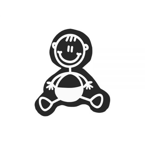 ADHESIVO FAMILIA BEBÉ NIÑO