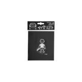 ADHESIVO FAMILIA NIÑO JUGUETE