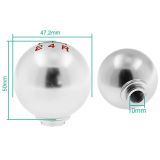 POMO CÁMBIO ALUMINIO REDONDO TIPO HONDA