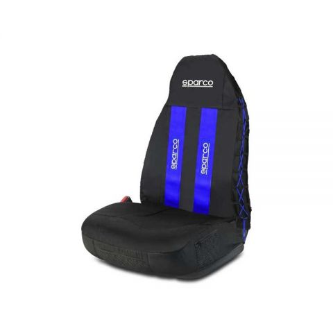 FUNDA SPARCO INDIVIDUAL 4X4 AZUL/NEGRO 