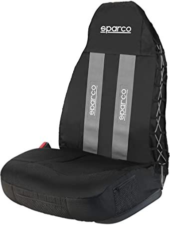 FUNDA SPARCO INDIVIDUAL 4X4 GRIS/NEGRO 