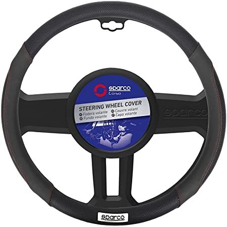 FUNDA VOLANTE SPARCO NEGRO