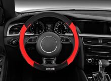 FUNDA VOLANTE SAPARCO ROJO/NEGRO