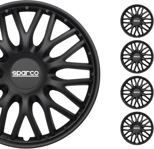 TAPACUBOS SPARCO ROMA NEGRO 14”