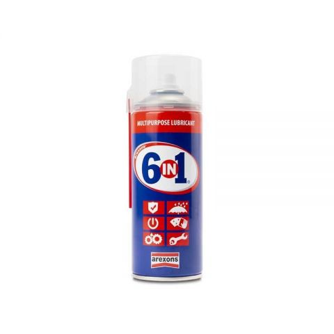 SPRAY LUBRICANTE MULTIUSOS AREXONS 6EN1 400ML. 
