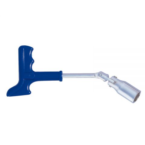 LLAVE DE BUJIAS ARTICULADA 21MM