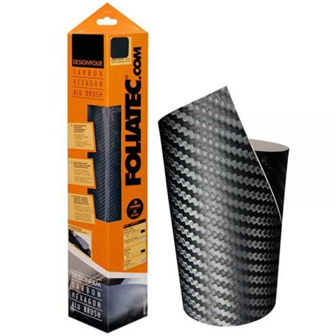 LÁMINA TERMOCONTRAIBLE ULTRA CARBÓN  50 X 50CM.