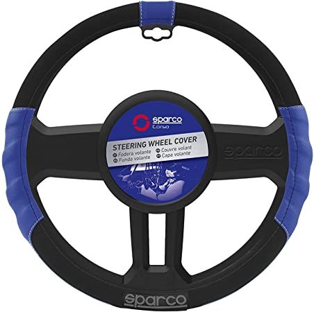 FUNDA CUBREVOLANTE SPARCO L-SPORT AZUL