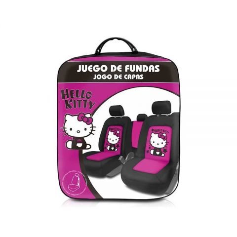 JGO. FUNDAS ASIENTO STAR HELLO KITTY