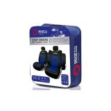 JUEGO FUNDAS SPARCO BK AZUL / NEGRO