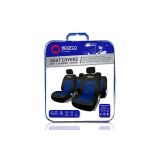 JUEGO FUNDAS SPARCO BK AZUL / NEGRO