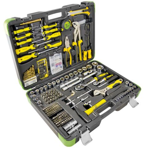 ESTUCHE DE HERRAMIENTAS 303 PZS CON VASOS HEXAGONA