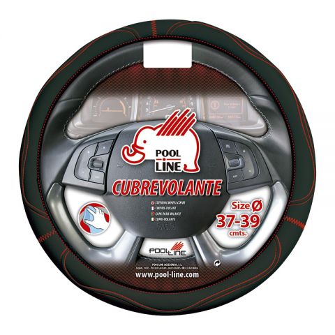 CUBREVOLANTE GRIP COLOR NEGRO/ROJO