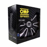 TAPACUBOS MAGNUM OMP SPEED BLACK/SILVER 14