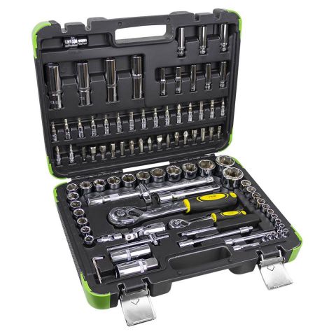 ESTUCHE DE HERRAMIENTAS 94 PIEZAS CON VASOS HEXAGO