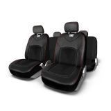 JGO. DE FUNDAS ASIENTOS OMP SPEED NEGRO VINIL