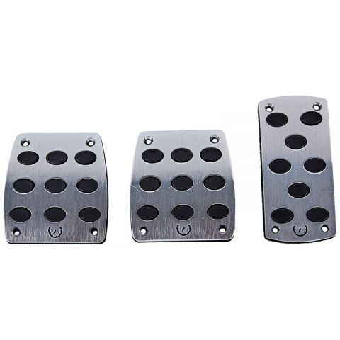 PEDALES 3PCS UNIVERSALES CON GOMA