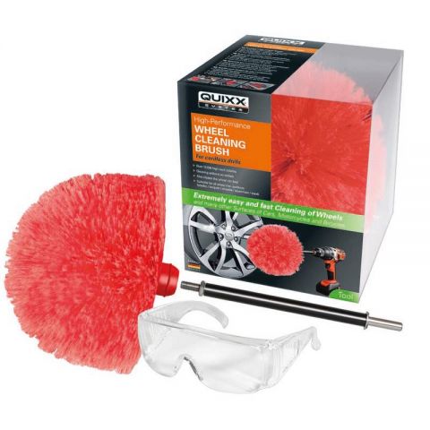 QUIXX CEPILLO LIMPIADOR DE RUEDAS PARA TALADRO