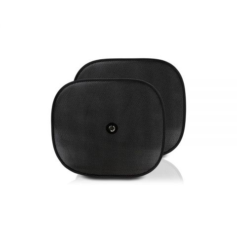 2 CORTINILLAS LATERALES DE TRIPLE CAPA 44 x 36 CM