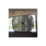 2 CORTINILLAS LATERALES DE TRIPLE CAPA 44 x 36 CM