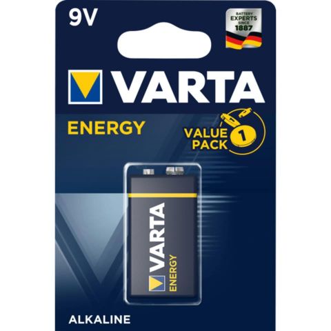 PILA VARTA 9V ALCALINA HIGH ENERGY