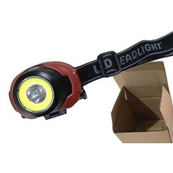 LINTERNA LED PARA CABEZA 2W+1W  100+80lm.