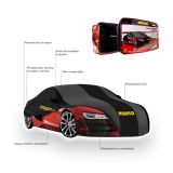 CUBRE COCHES MOMO INTERIOR AFELPADO T-L COLOR N/GR