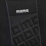 JGO. FUNDAS ASIENTOS INTERIOR MOMO COLOR NEGR/GRI