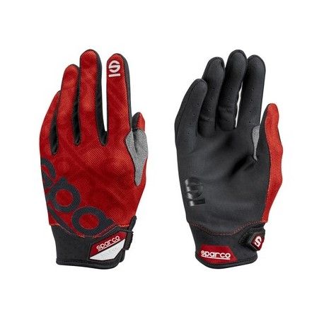 GUANTES SPARCO MECA 3 TALLA M ROJO/NEGRO