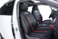 RESPALDO SPARCO FERRARA NEGRO/ROJO