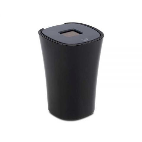 CENICERO LED SOLAR NEGRO