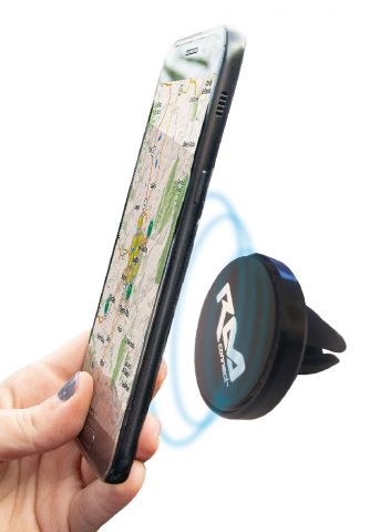 SOPORTE TELÉFONO POR IMÁN Y COLOCACIÓN EN REJILLA 