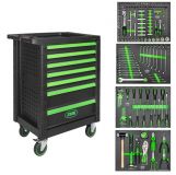 CARRO DE HERRAMIENTAS 7 CAJONES VERDE